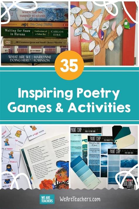 40 Inspiring Poetry Games And Activities For The Poem Writing Activities - Poem Writing Activities