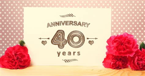 40 jaar getrouwd cadeautip