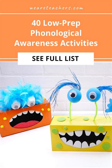 40 Low Prep Phonological Awareness Activities Weareteachers Phonemic Awareness Activities For 2nd Grade - Phonemic Awareness Activities For 2nd Grade