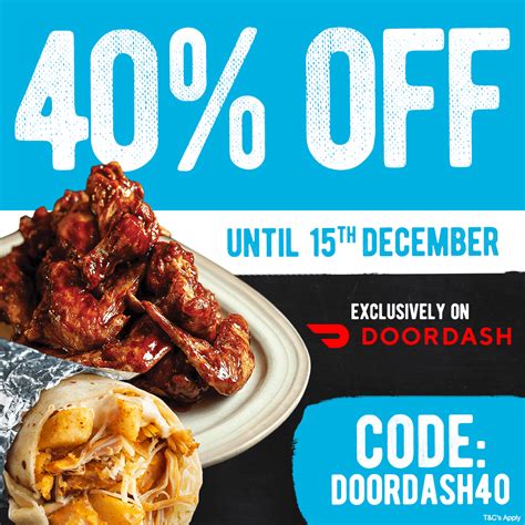 40 off doordash. DoorDash Promo Code - Knock up to 40% off your first 2 DashMart orders of $50 or more. 35 people used today | View more . For a limited time enjoy up to 40% off (up to $25) on your first 2 DashMart orders of $50 or more. Simply enter this DoorDash coupon at checkout to apply the discount. 