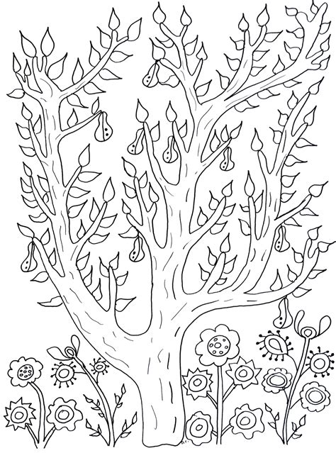 40 Tree Coloring Pages 2024 Free Printable Sheets Bare Tree Coloring Page - Bare Tree Coloring Page
