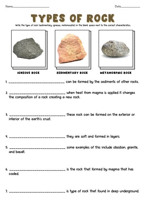 40 Types Of Rocks Worksheets And Teaching Resources Rocks And The Rock Cycle Worksheet - Rocks And The Rock Cycle Worksheet
