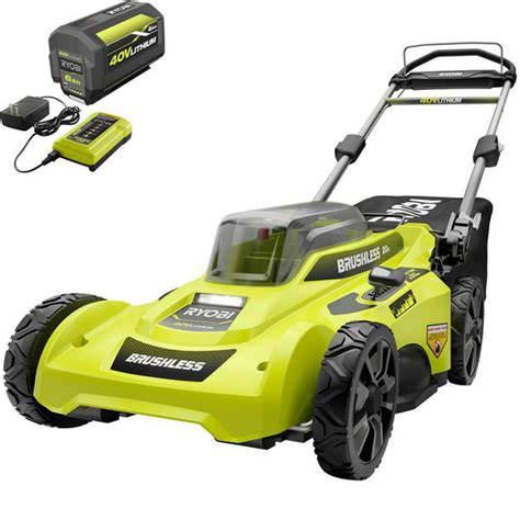 40 volt lawn mower ryobi. RYOBI. 40-Volt 18 in. 2-in-1 Cordless Battery Walk Behind Push Lawn Mower with 6.0 Ah Battery and Charger. Add to Cart. Compare $ 588. 00 (1765) Model# RY401170-4X. ... ryobi lawn mower. 1/4 acre or less electric push mowers. 40v electric push mowers. Explore More on homedepot.com. Flooring. Beige High … 