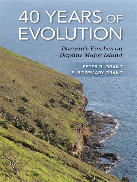 40 Years Of Evolution Darwins Finches On Daphne Major Island Course Booknbsped
