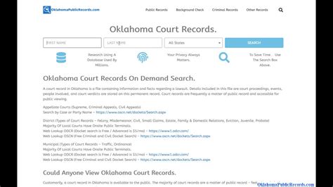 40.5. Court reports - Oklahoma