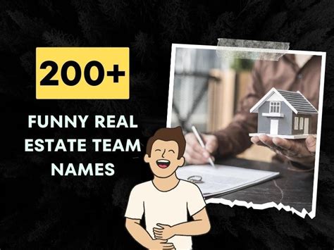 400+ Catchy and Funny Real Estate Team Names - Next Gala