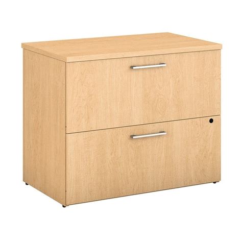 400 Series 2 Drawer Lateral File in Natural Maple Engineered