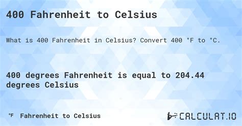 400 Fahrenheit