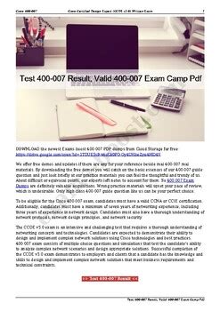 400-007 Latest Exam Camp