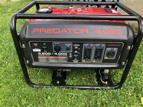 The Predator 4000's core is the 212 cc (6.5 hp) OHV 4-stroke engine, which runs on gasoline. With an output of 120/240V, it provides a running wattage of 3,200W and a peak wattage of 4,000W . With a noise rating of 72 dBA …