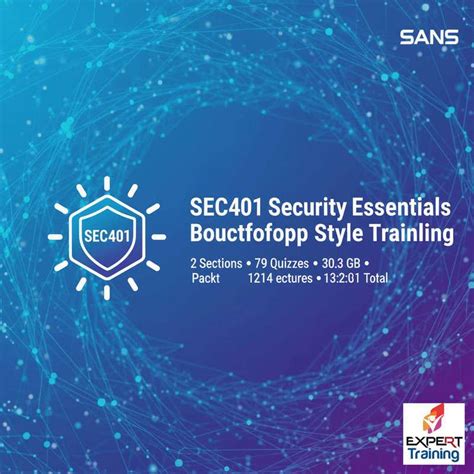 401 Security Essentials Sans Information Security Training
