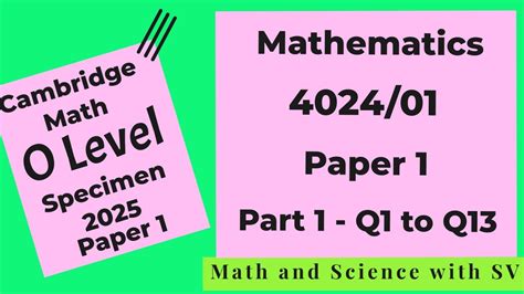 Read 4024 Mathematics Syllabus D Maxpapers 