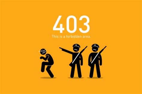 403 | The message 403 There is an error