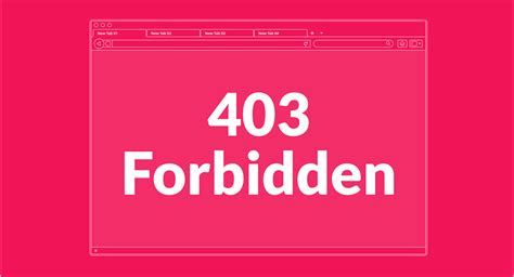 Learn what causes the 403 Forbidden error and how to resolve it with 12 effective methods. The error means the server denies access due to permission ….