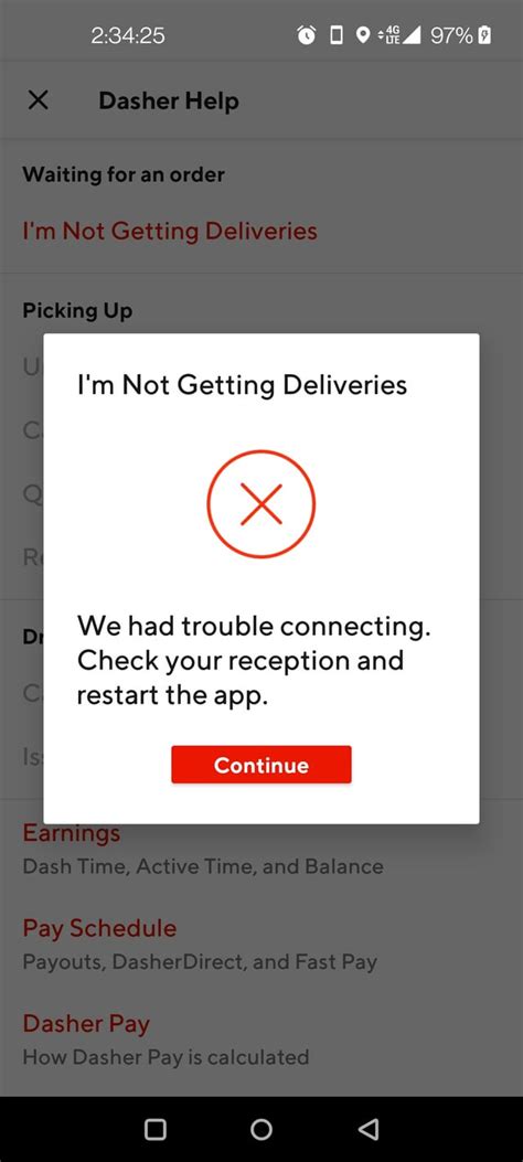 Goto the Settings on your Android phone. Go to Apps. Tap DoorDash. Tap Storage (see the image snap below) Tap CLEAR DATA, and then DELETE. Now since you have cleared the data, it erases the login status for your account, hence you will have to login again. pp will ask for re-login to your DoorDash app. Login using your username and password..