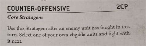 40k counter offensive.  Se houver v&aacute;rios trajetos, o melhor para seu d...