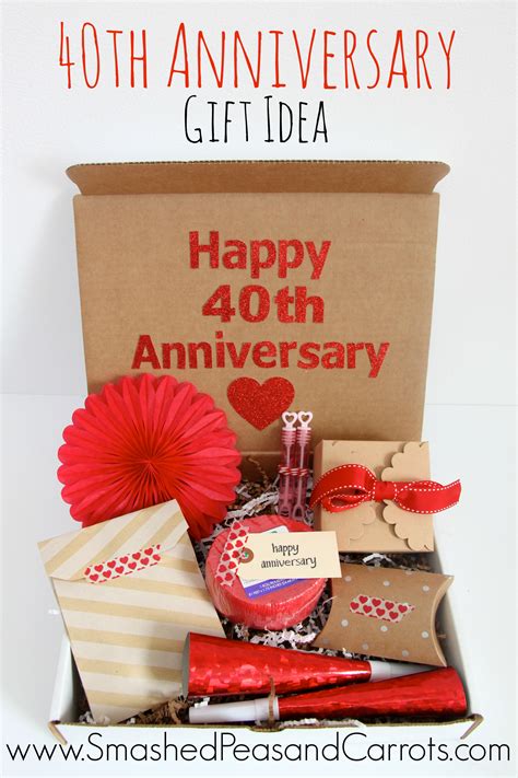 40th Anniversary Gifts For Parents