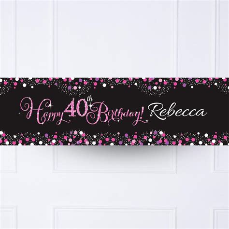 40th Birthday Banner Quotes