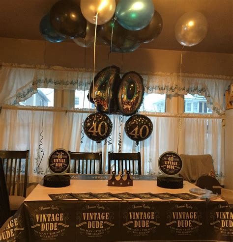 40th birthday party decorations for him. 40th Birthday Decorations for Men Women Black Gold Party Banner, Pennant, Hanging Swirl, Birthday Balloons, Tablecloths, Cupcake Topper, Crown, Plates, Photo Props, Birthday Sash for Women (76pack) 114. £2598. Get it … 