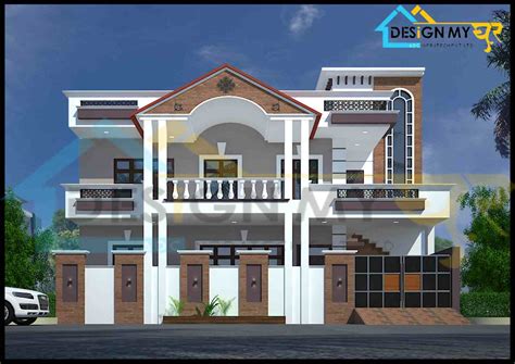 40'x60' 4bhk house designed by mapmyhouse. the project is located at indore, madhya pradesh. the property is a east facing. and clients requirement was to ha.... 