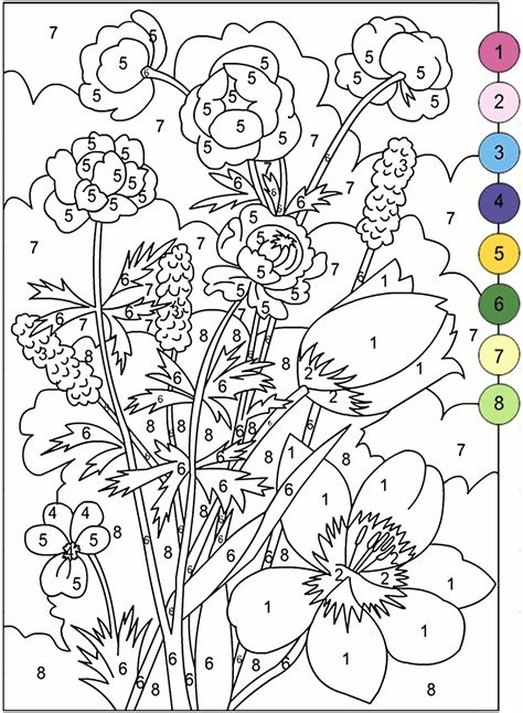 41 Colouring Ideas Color By Numbers Coloring Pages Color By Number Printable