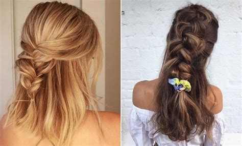 41 Pretty Half Up, Half Down Braid Hairstyles to DIY