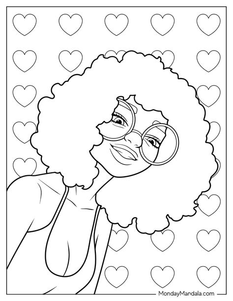 41 Gorgeous Black Girl Coloring Pages Free Printable Girl People Coloring Pages - Girl People Coloring Pages