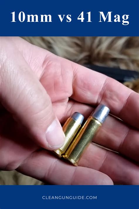 41 magnum vs 10mm. From the link above, it looks like the 41 Mag ballistics can vary a lot depending on the revolver. This has been my experience. I would not make the same claim about long barreled 10mm vs. long barreled 41 Mag though; in that case the bigger volume of the 41 has an advantage. 