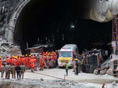 41 workers stuck in a tunnel in India for 10th day given hot meals as rescue operation shifts gear