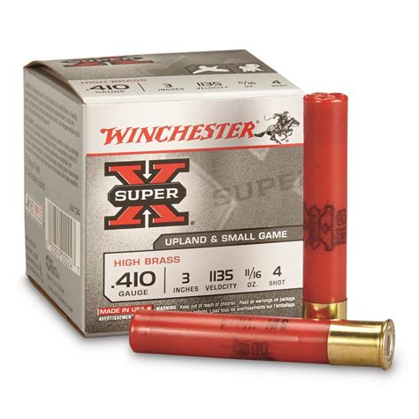 No media assets available for preview. $9.99. Winchester Fast Fove High Brass 12 Gauge No.7.5 Shot. No media assets available for preview. $16.99. Federal Premium High Over All 410 Bore Max 8 Shotshells -20 Rounds. No media assets available for preview. $8.69. Federal Top Gun 12 Gauge.. 