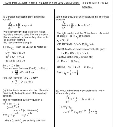 412 Questions With Answers In Differential Equations Science Topic