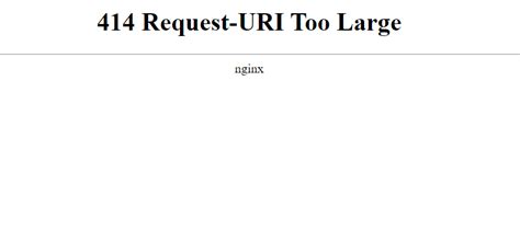 414 request uri too large jquery
