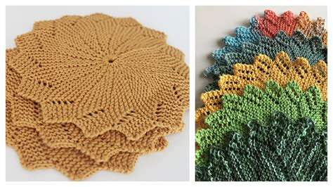 42+ Round Knit Dishcloth Pattern Pictures Knit Sweater Patterns
