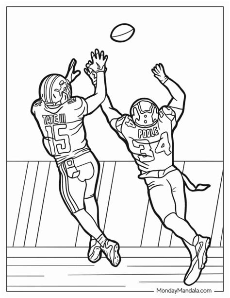 42 Football Coloring Pages Free Pdf Printables Monday Soccer Field Coloring Page - Soccer Field Coloring Page