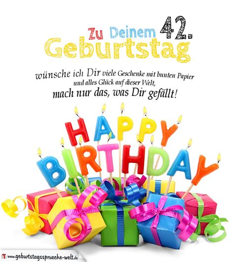 42 geburtstag