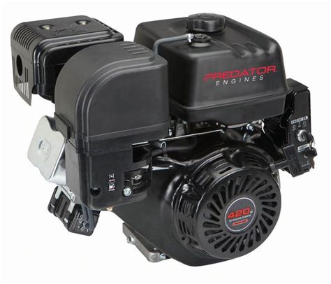 This Predator 670cc V-twin 4-stroke gasoline engine delivers more power in less space than similar displacement standard twins. The horizontal shaft is ball-bearing mounted, making this gas engine an ideal replacement for most standard engine configurations. The powerful v-twin gas engine features a durable cast iron cylinder making it the .... 