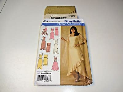 4242 Simplicity Sewing Pattern UNCUT Evening Top Skirt Shawl …