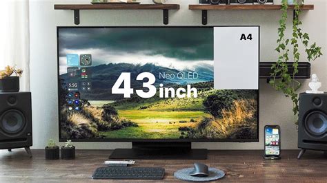 43 인치 tv 크기 비교