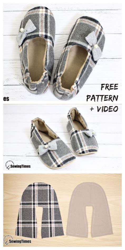 43+ Designs Easy Patterns For Slippers To Sew LycaSommer