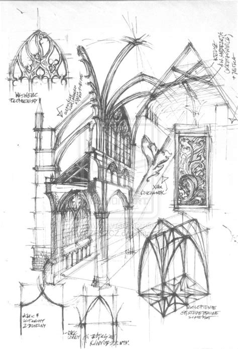 43+ How To Draw Gothic Architecture Background ITE