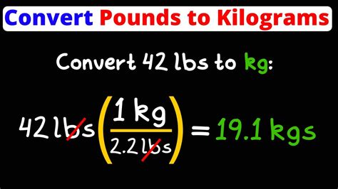 Aug 21, 2023 · Kilograms equals pounds multiplied by 0.45359237 kilograms per pound or, kg = lb × 0.45359237 kg/lb. Example: 160 Pounds to Kilograms. You weigh 160 lbs, but you need to fill out a form with your weight in kilograms. Convert 160 lb to kg. 160 lb × 0.45359237 kg/lb = 160 lb × 0.45359237 kg/lb &approx; 72.5747792 kg . 43 lb to kg