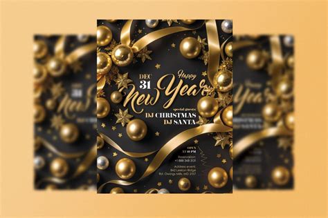 435+ Free Psd New Year Card PSD Mockups File