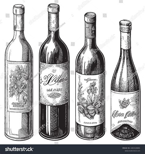 44,131 Wine Bottle Drawing Images, Stock Photos & Vectors