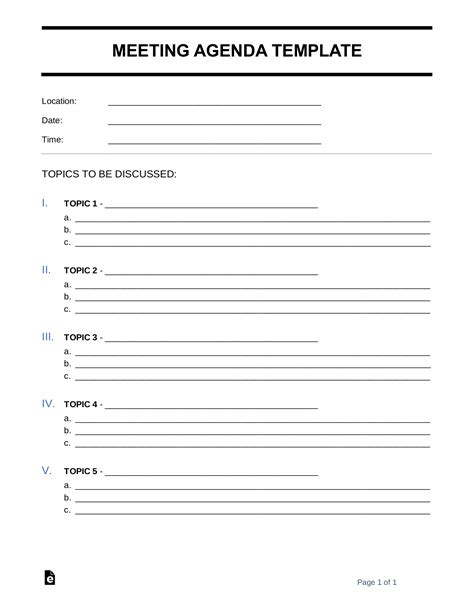 44+ Agenda Templates in PDF