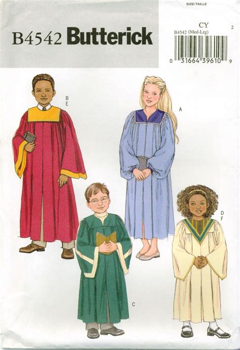 44+ Designs Sewing Pattern For Childrens Graduation Robe