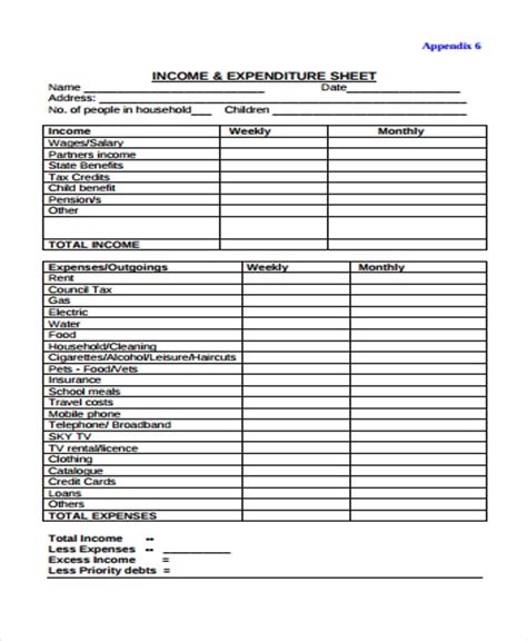 44+ Expense Sheet Templates in PDF Free & Premium Templates