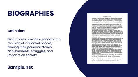 44+ FREE Biographies Samples, PDF, Word, Excel, Docs, Slides ...