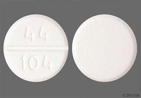 44 104 white pill. Pill Identifier results for "44-104 White and Round". Search by imprint, shape, color or drug name. 