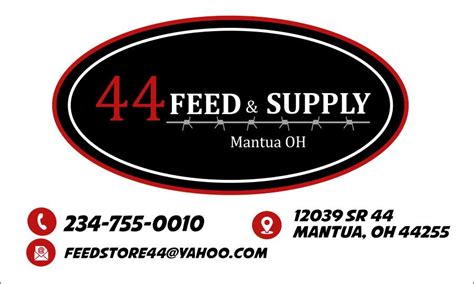 44 Feed & Supply Mantua OH - Facebook