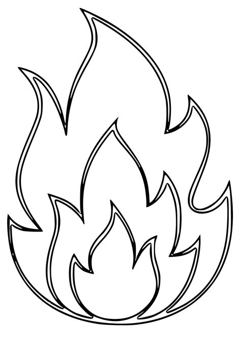 44 Fire Coloring Pages